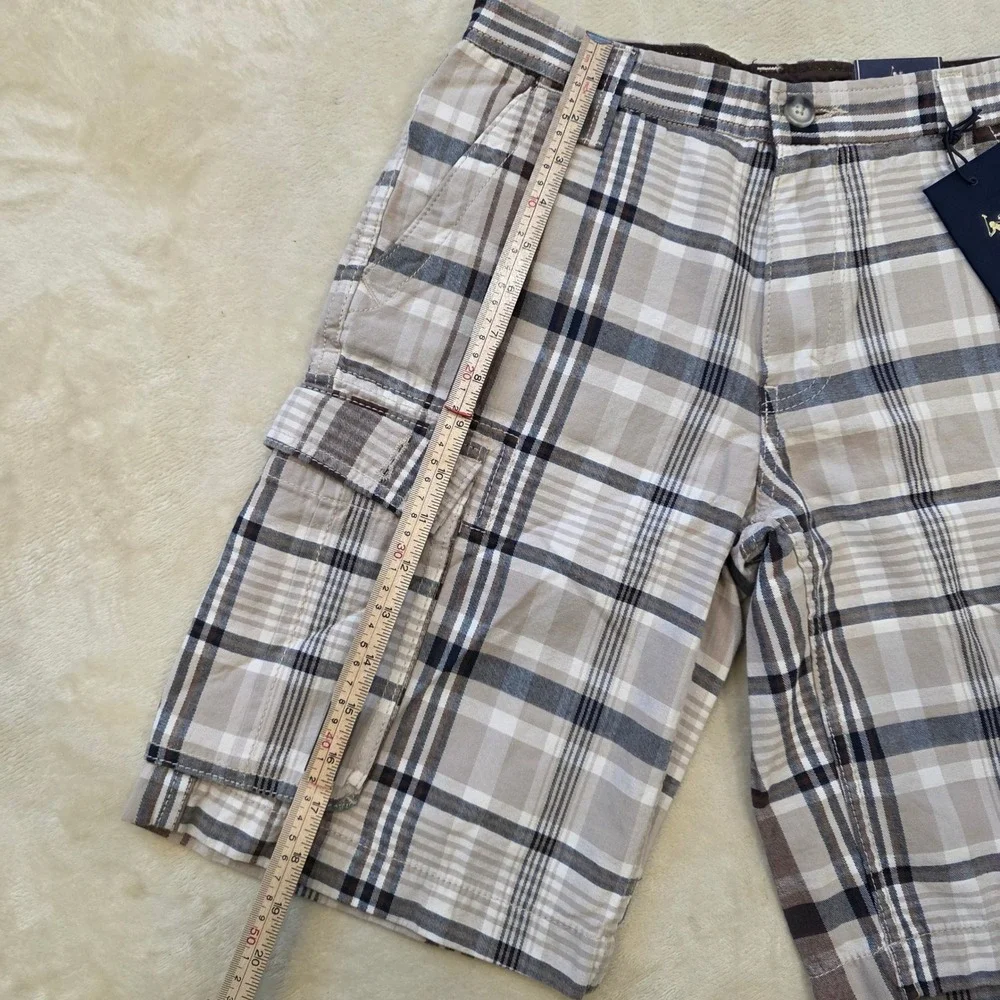 U.S. Polo Assn. Boys Plaid Cargo Shorts Size 12 NWT - Picture 5 of 9